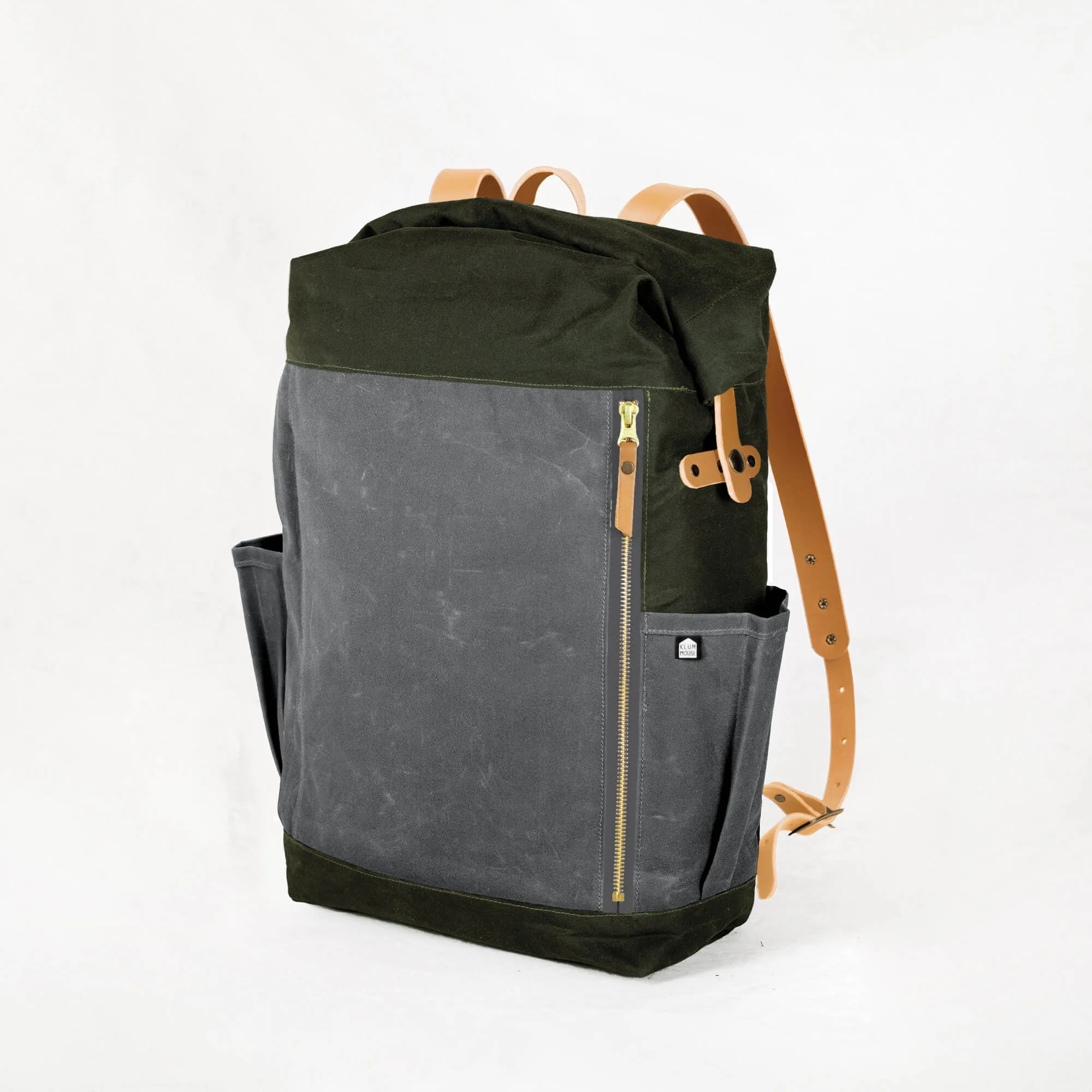 12 oz Gray Waxed Canvas