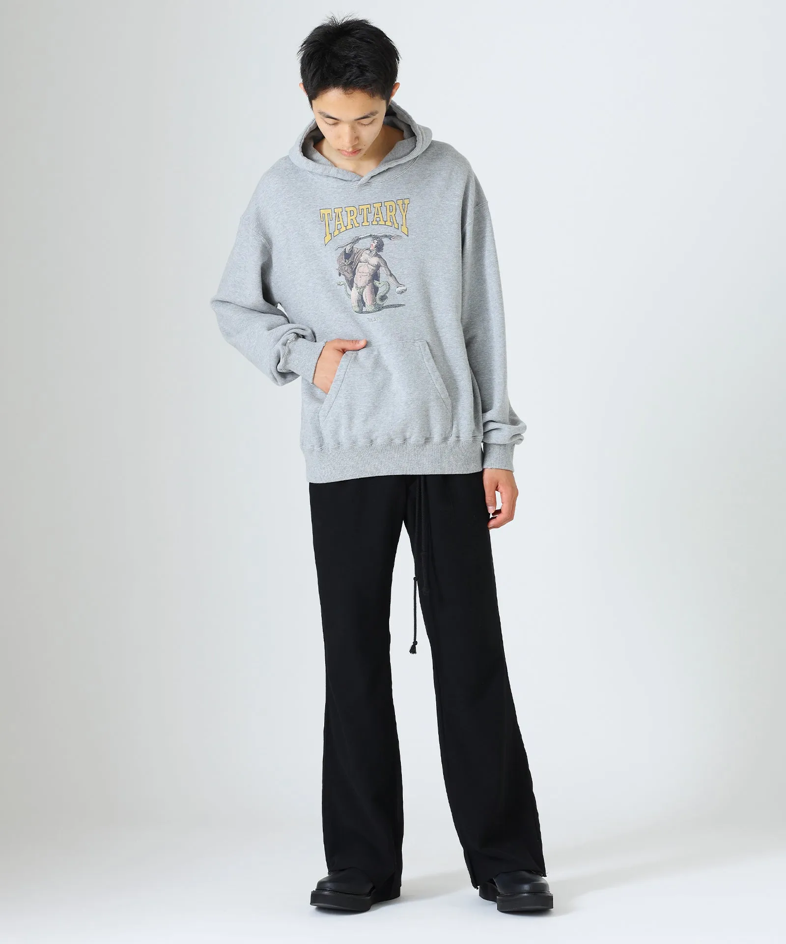 【60%OFF】Vintage hoodie (TITAN) - HEATHER GRAY