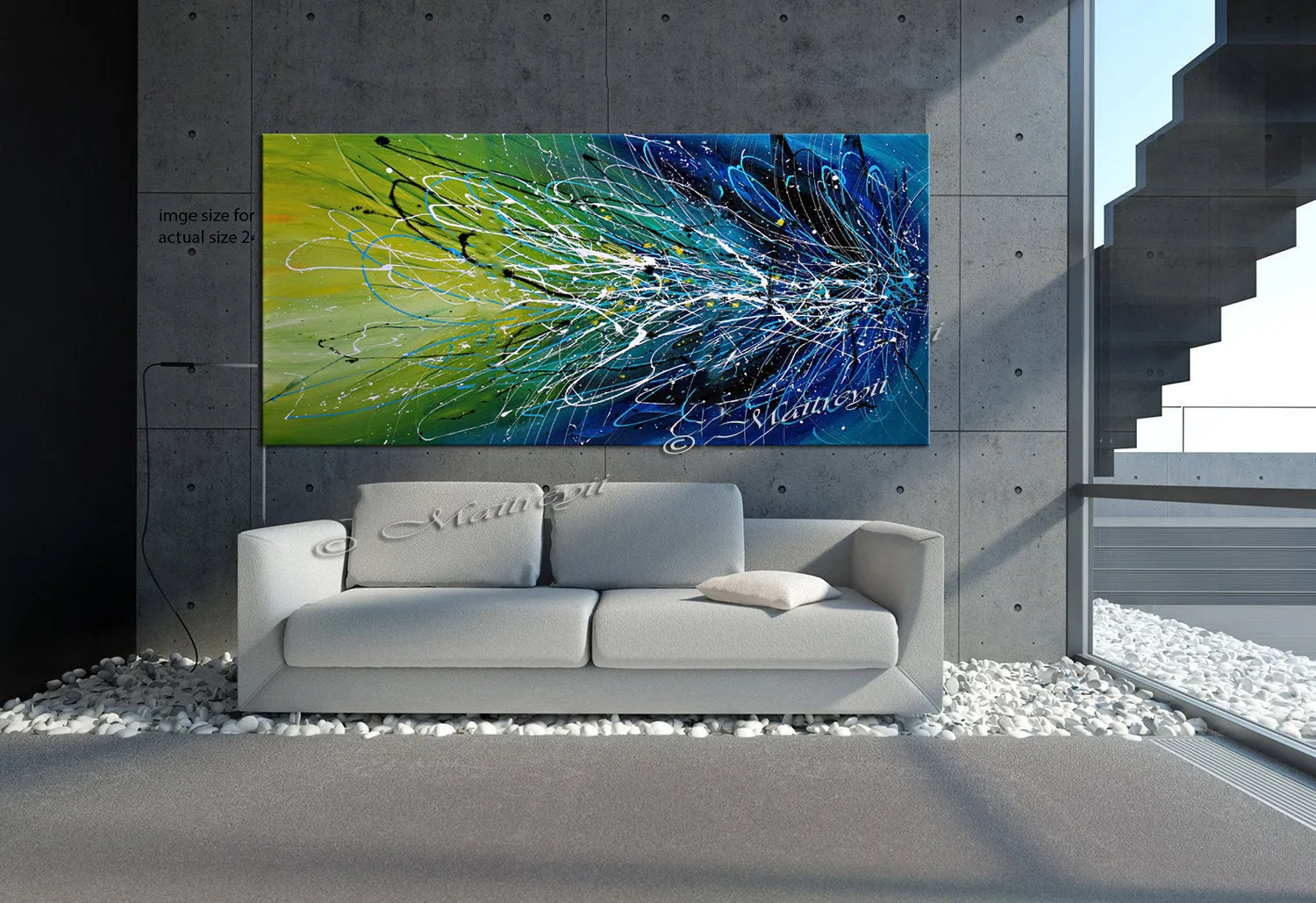 Abstract Paintings  Modern Art For Luxury Homes | Lightning Beauty 2