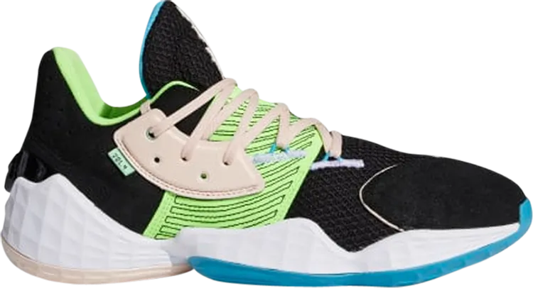 Adidas Harden Vol. 4 'Black Signal Green', black