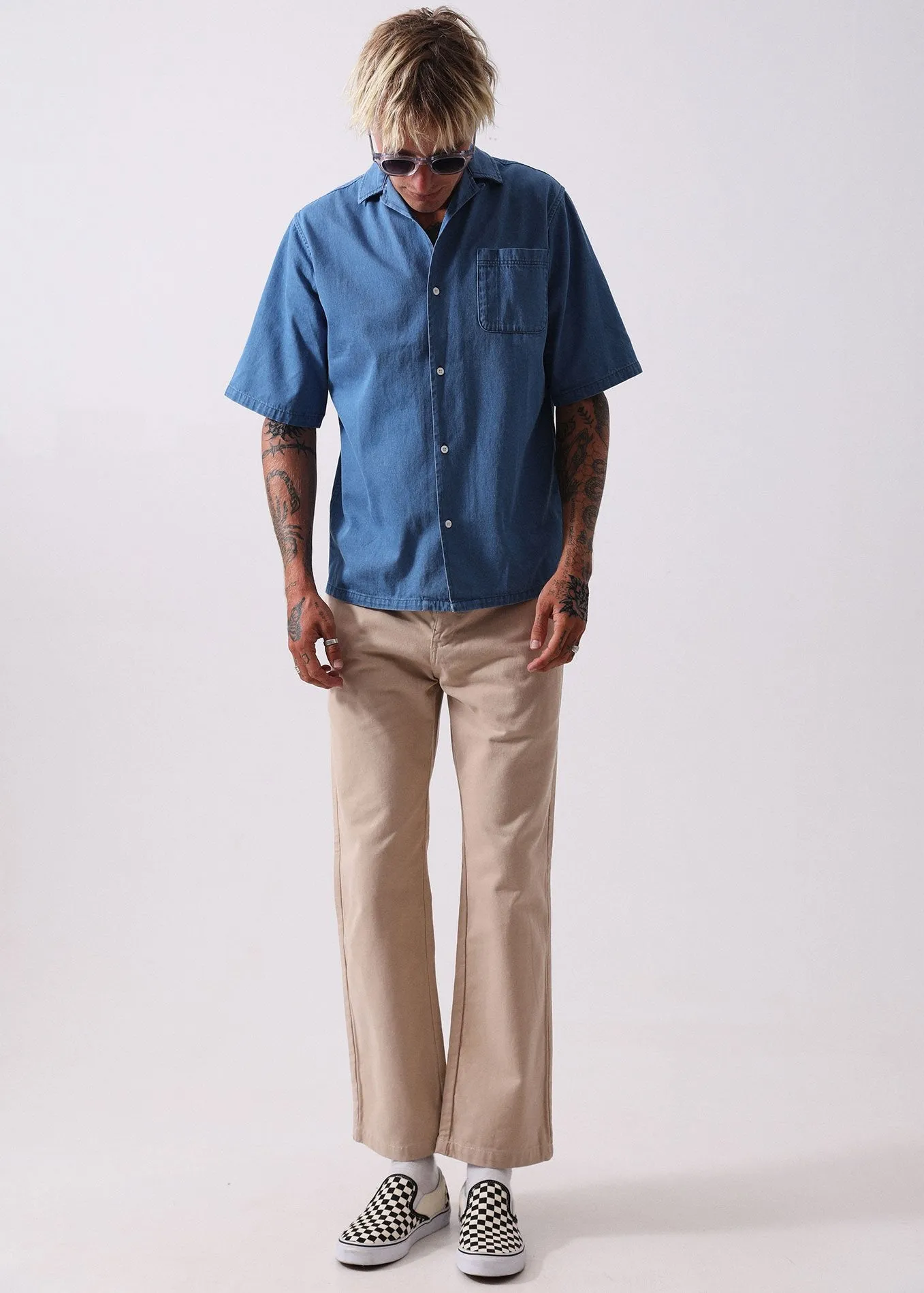 Afends Mens Happy Daze - Short Sleeve Shirt