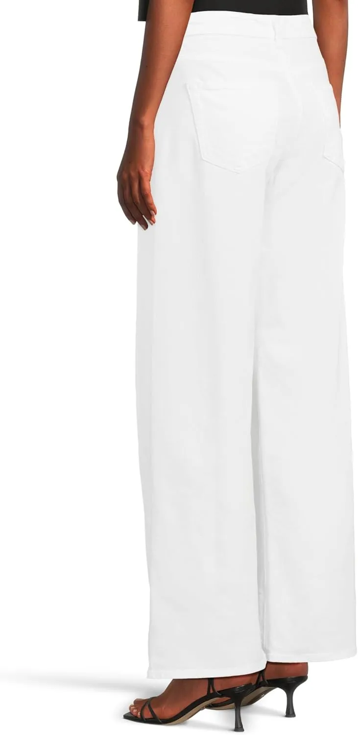 AG Women's Adria Low Rise Baggy Wide Leg in Gallery White