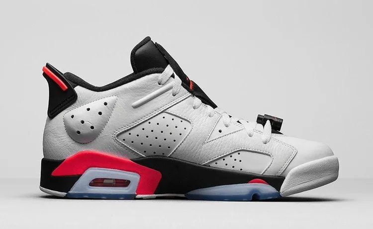 Air Jordan 6 Low White Infrared sneakers, white