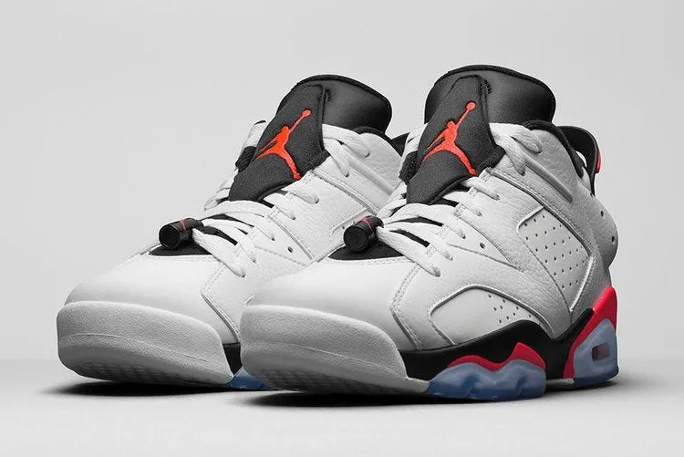 Air Jordan 6 Low White Infrared sneakers, white