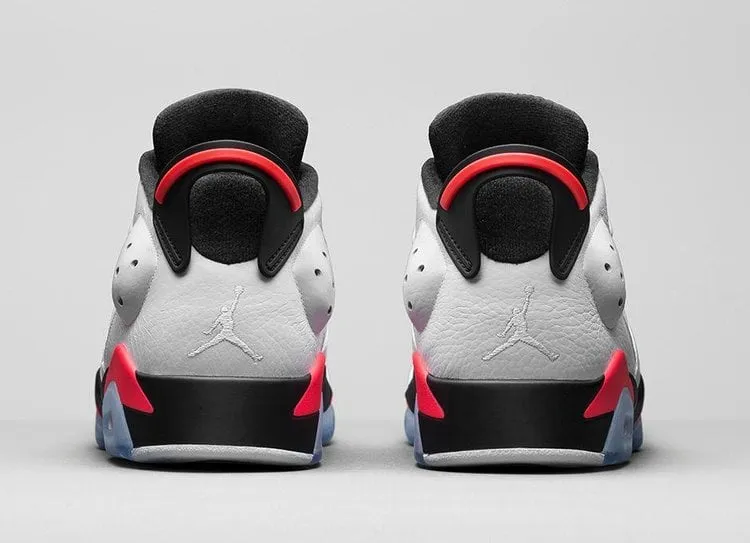 Air Jordan 6 Low White Infrared sneakers, white