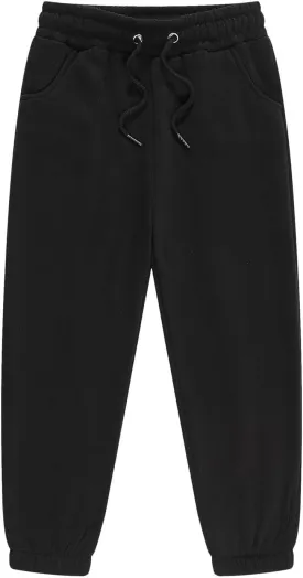 Baby Boy Pants Toddler Cotton Pull on Jogger Kids Drawstring Solid Elastic Sweatpants Boy Sweatpants Infant Pants