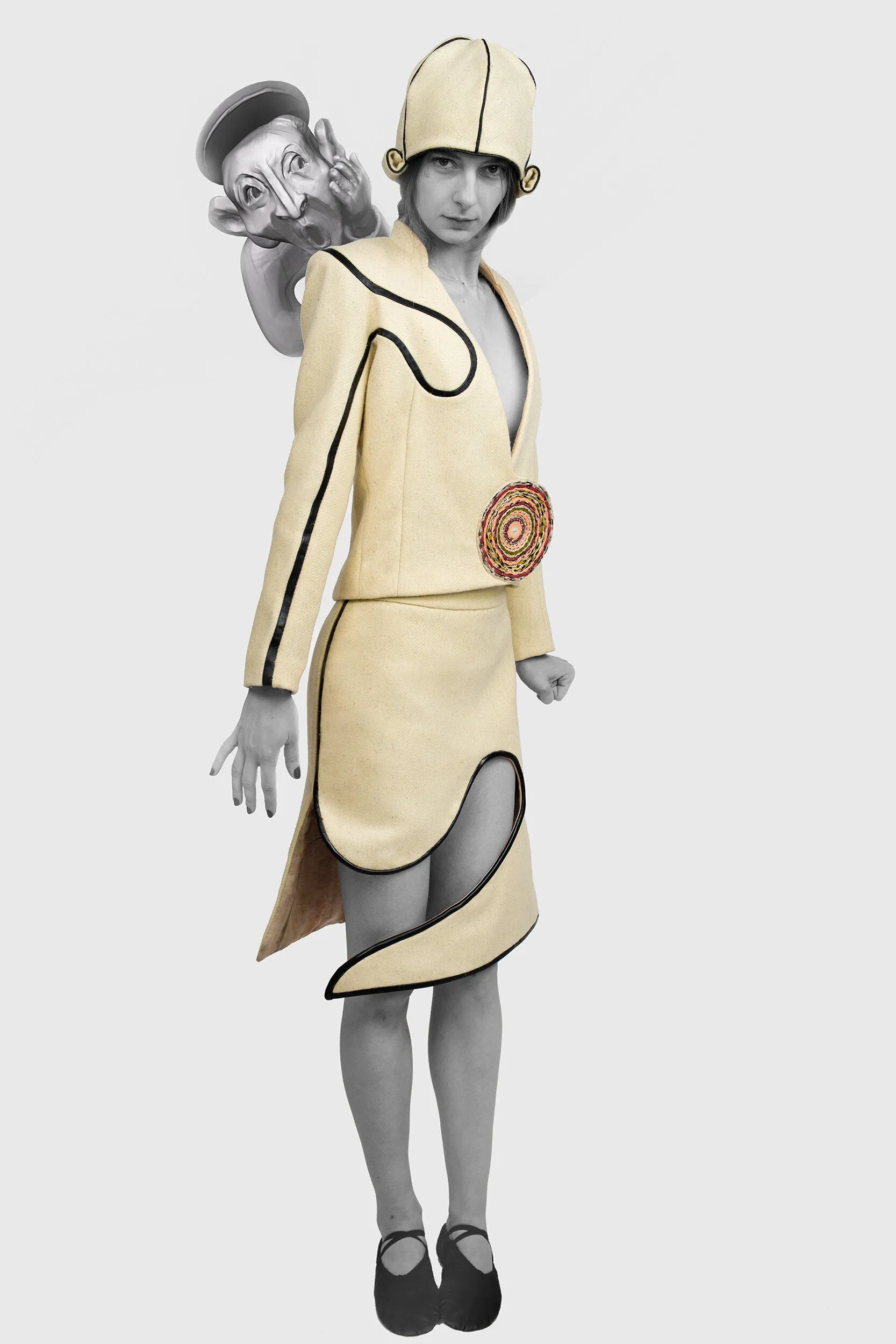 Bitten Skirt - Butter White