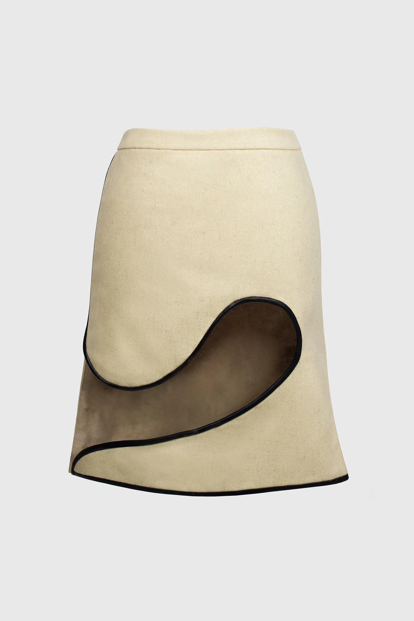Bitten Skirt - Butter White