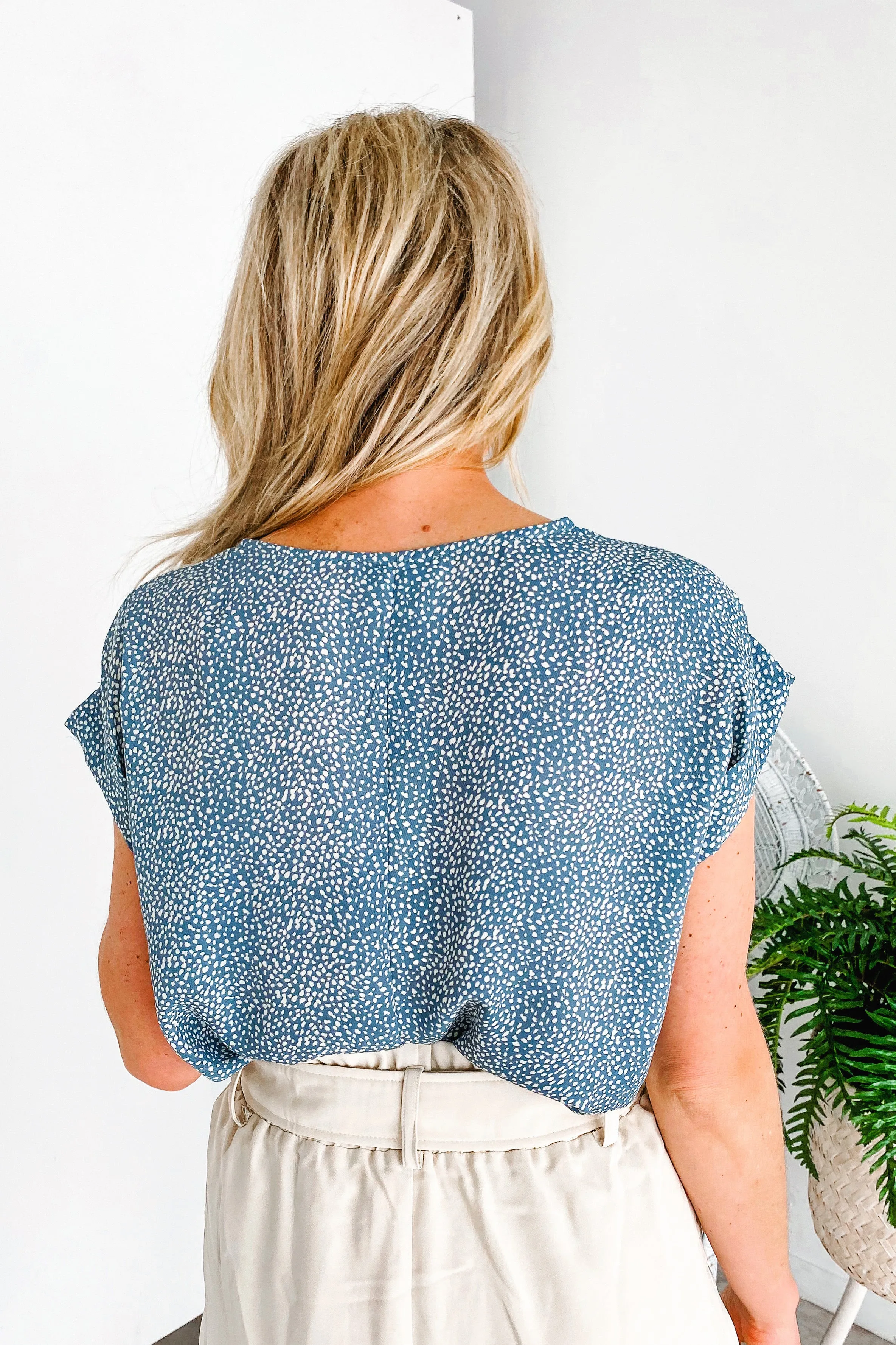 Camryn Spotted Swing Top