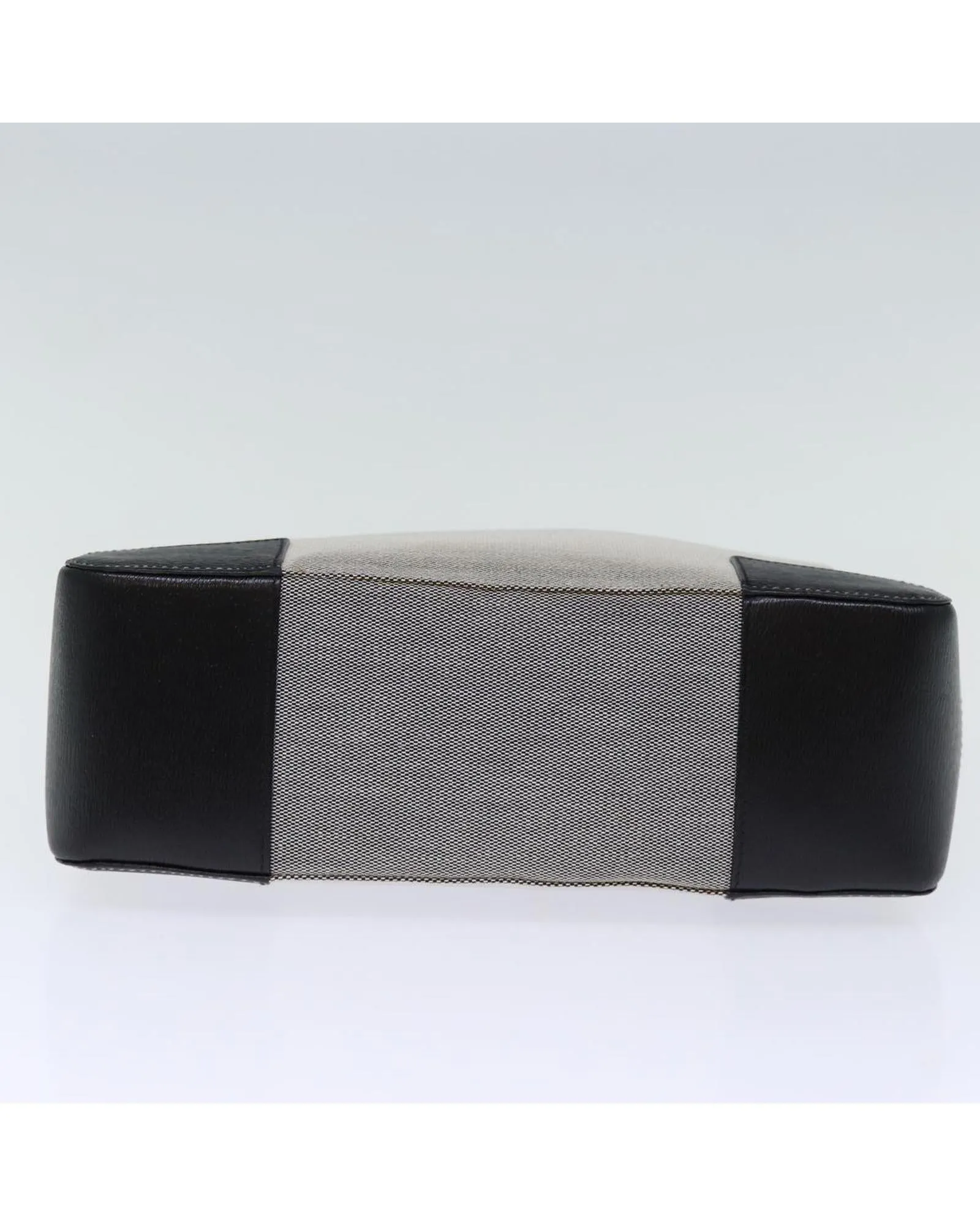 Canvas Gray Hand Bag by Italian Designer