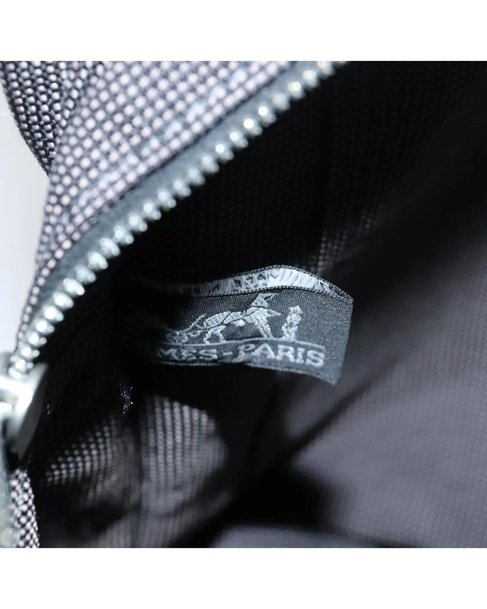 Canvas Hand Bag with Handles and Pocket Detailing