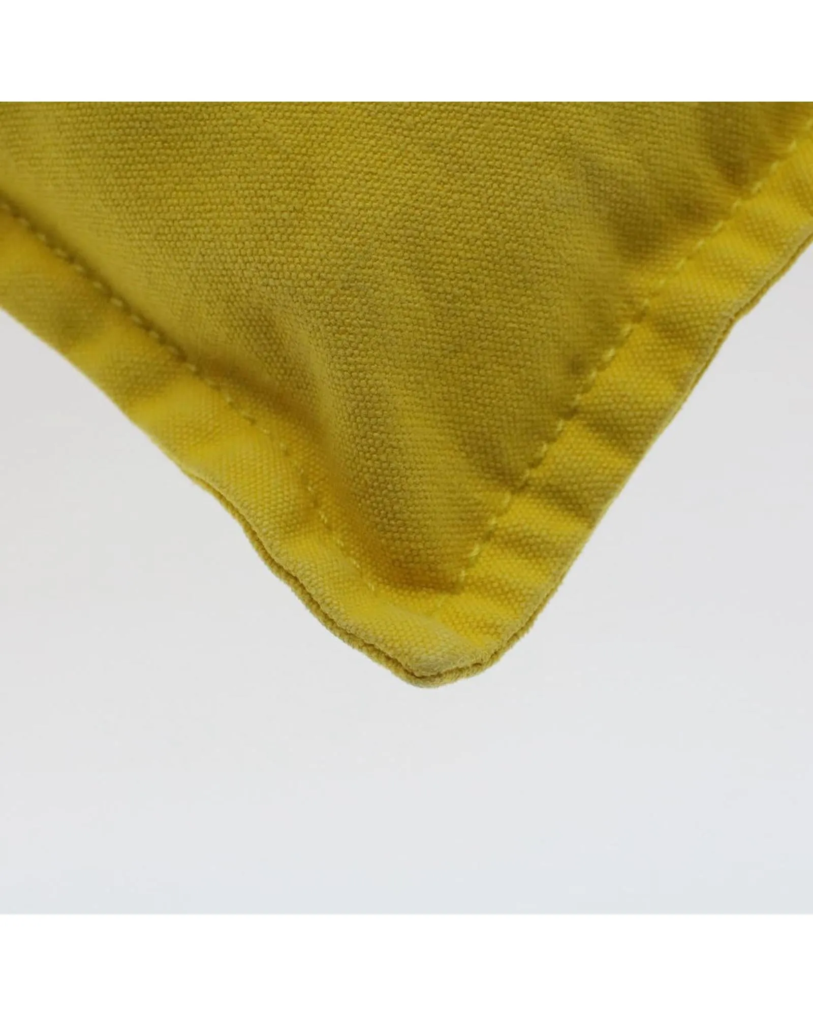 Canvas Yellow Gray Pouch Set - Authenticated (bs7475)