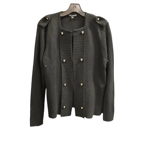 Cardigan By Cable And Gauge In Black, Size: Xl