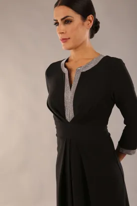 Carolyn A-line Midi Length Dress