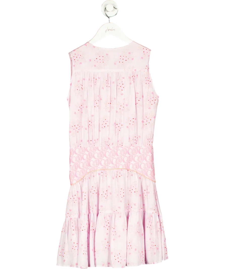 CHLOE Purple Floral Print Flare Dress 14 Years