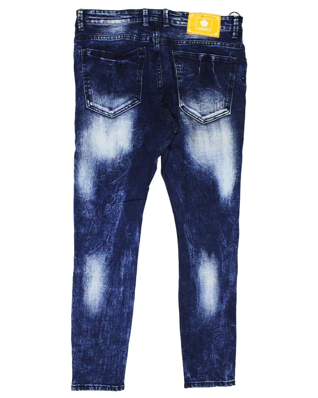 D Sqaud Blue Paint Splatter Jeans