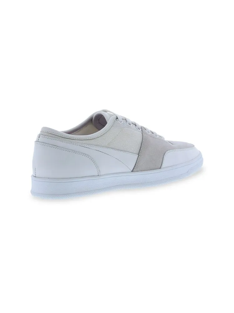 English Laundry suede and leather Gasper sneakers, white