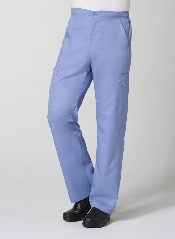 EON Mens Half Elastic, 8 Pocket Cargo Scrub Pant