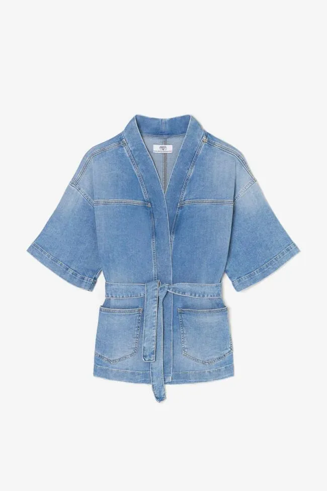 GIACCA KIMONO BEOCCA IN BLUE JEANS