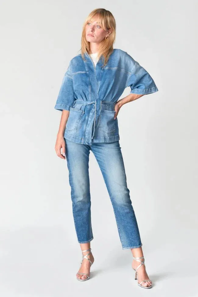 GIACCA KIMONO BEOCCA IN BLUE JEANS