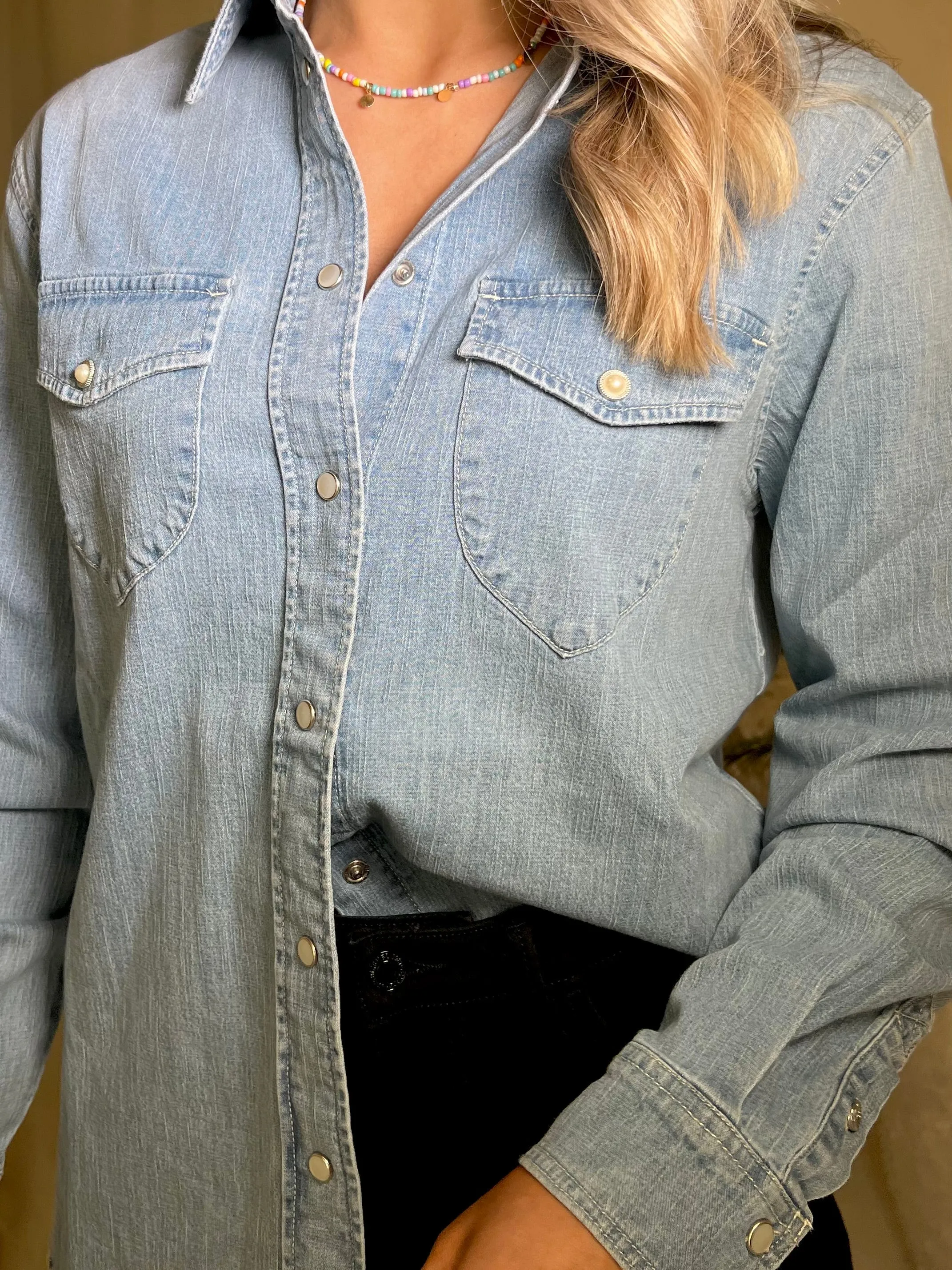Guess Waima Shirt - Light Denim