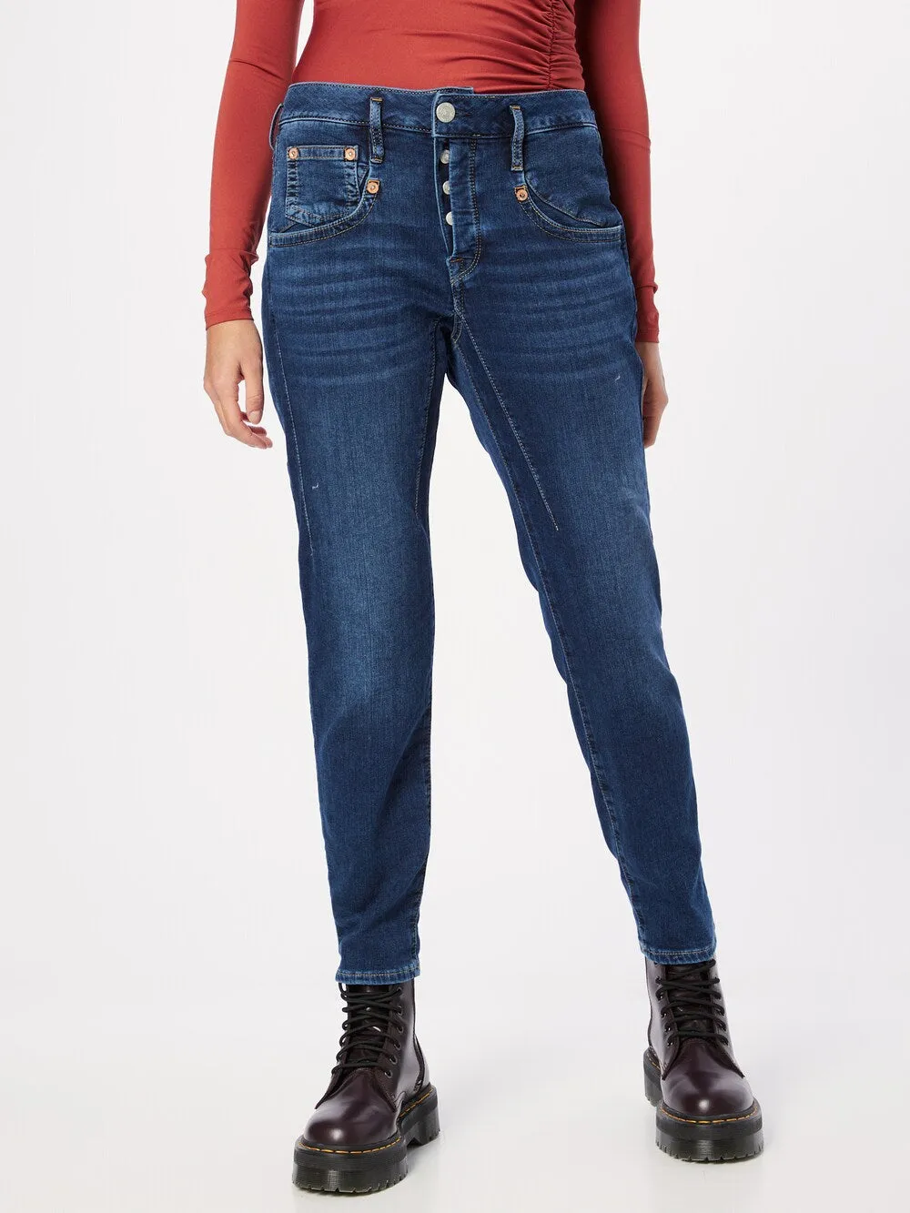 Herrlicher Shyra skinny jeans, dark blue