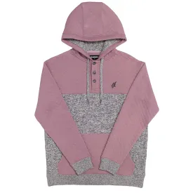 Hooey Jimmy Ladies Hoodie, Purple & Gray