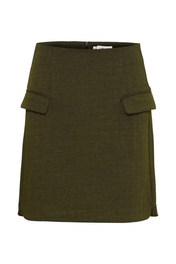 ICHI - IHKATE JACQUARD SKIRT - 20121603