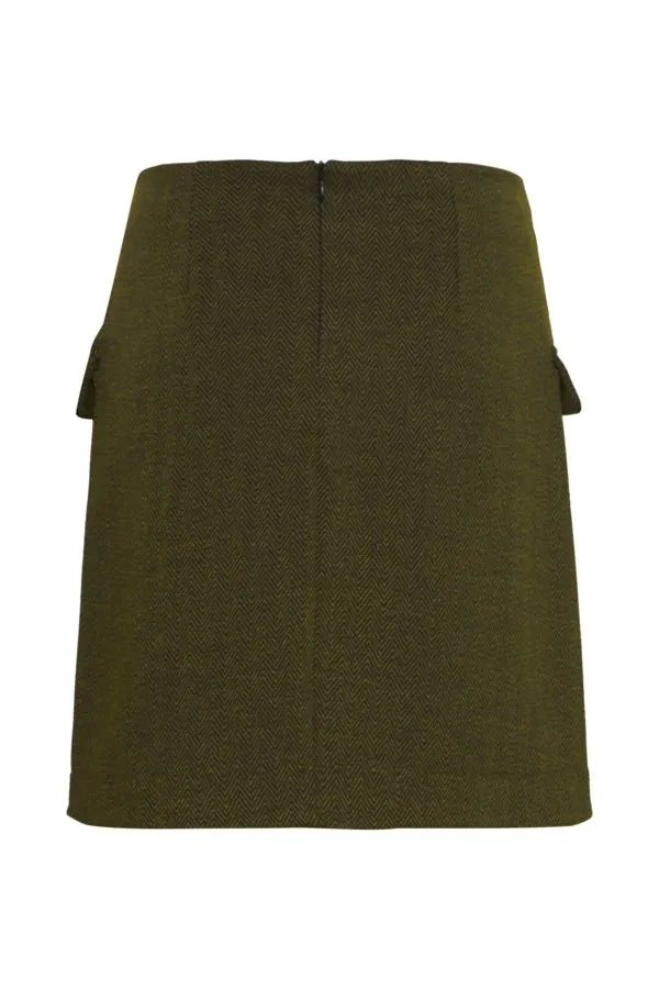 ICHI - IHKATE JACQUARD SKIRT - 20121603
