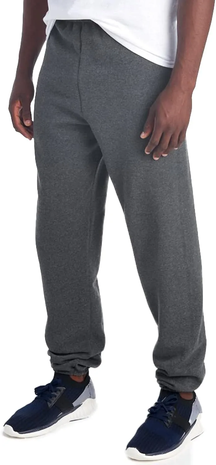 Jerzees Men's NuBlend Fleece Elastic Bottom Sweatpants, Relaxed Fit, Cotton Blend, Sizes S-3X