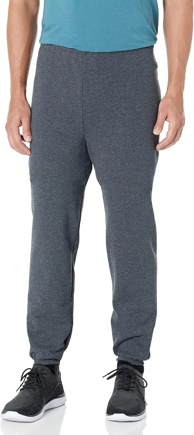 Jerzees Men's NuBlend Fleece Elastic Bottom Sweatpants, Relaxed Fit, Cotton Blend, Sizes S-3X