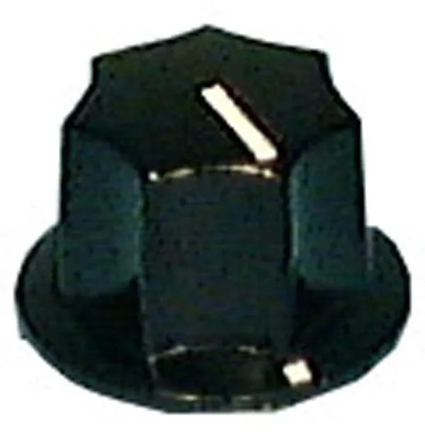 Knob for 1/4" Shaft, 0.94" x 0.60" Fluted