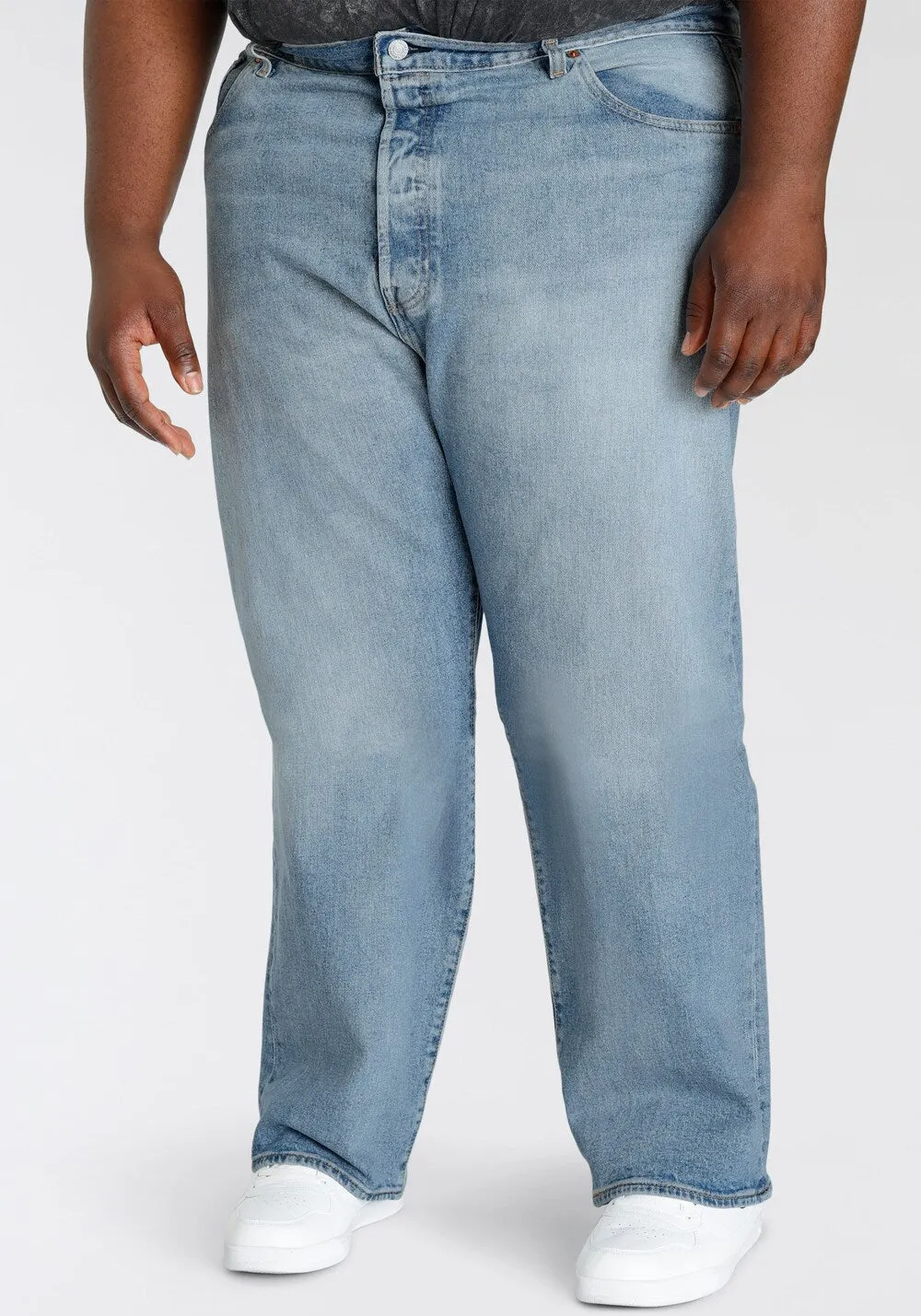 Levis Big & Tall 501 Regular Jeans, Light Blue
