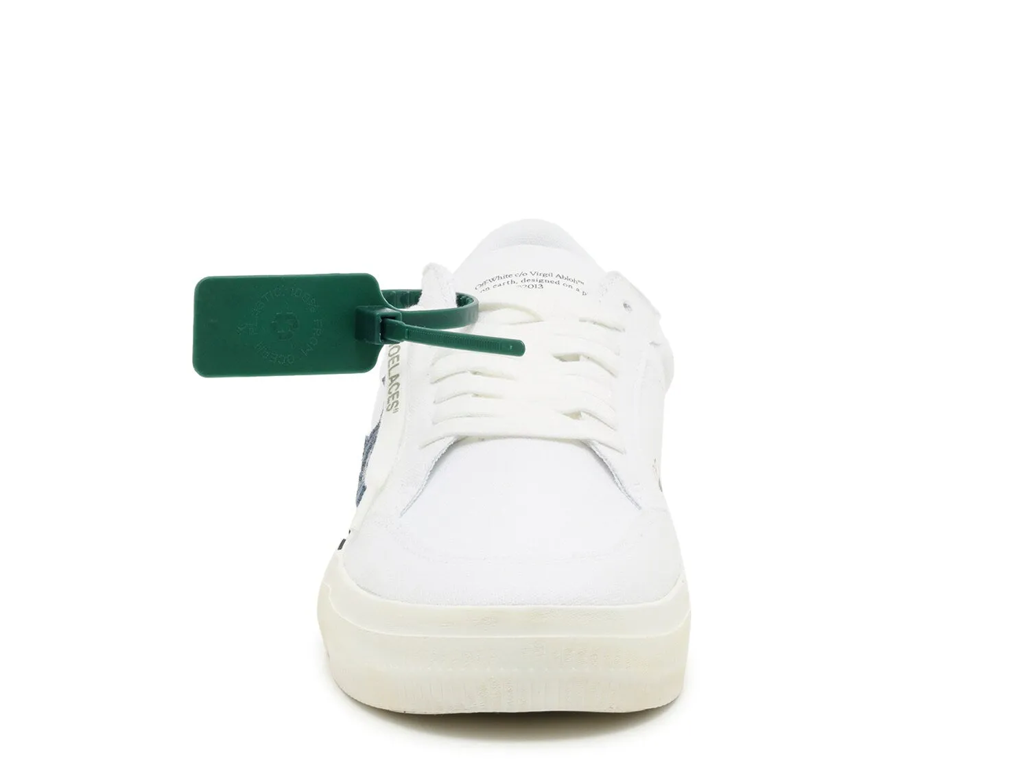 Men's sneakers Off-White Low Vulcanized, white / blue / black