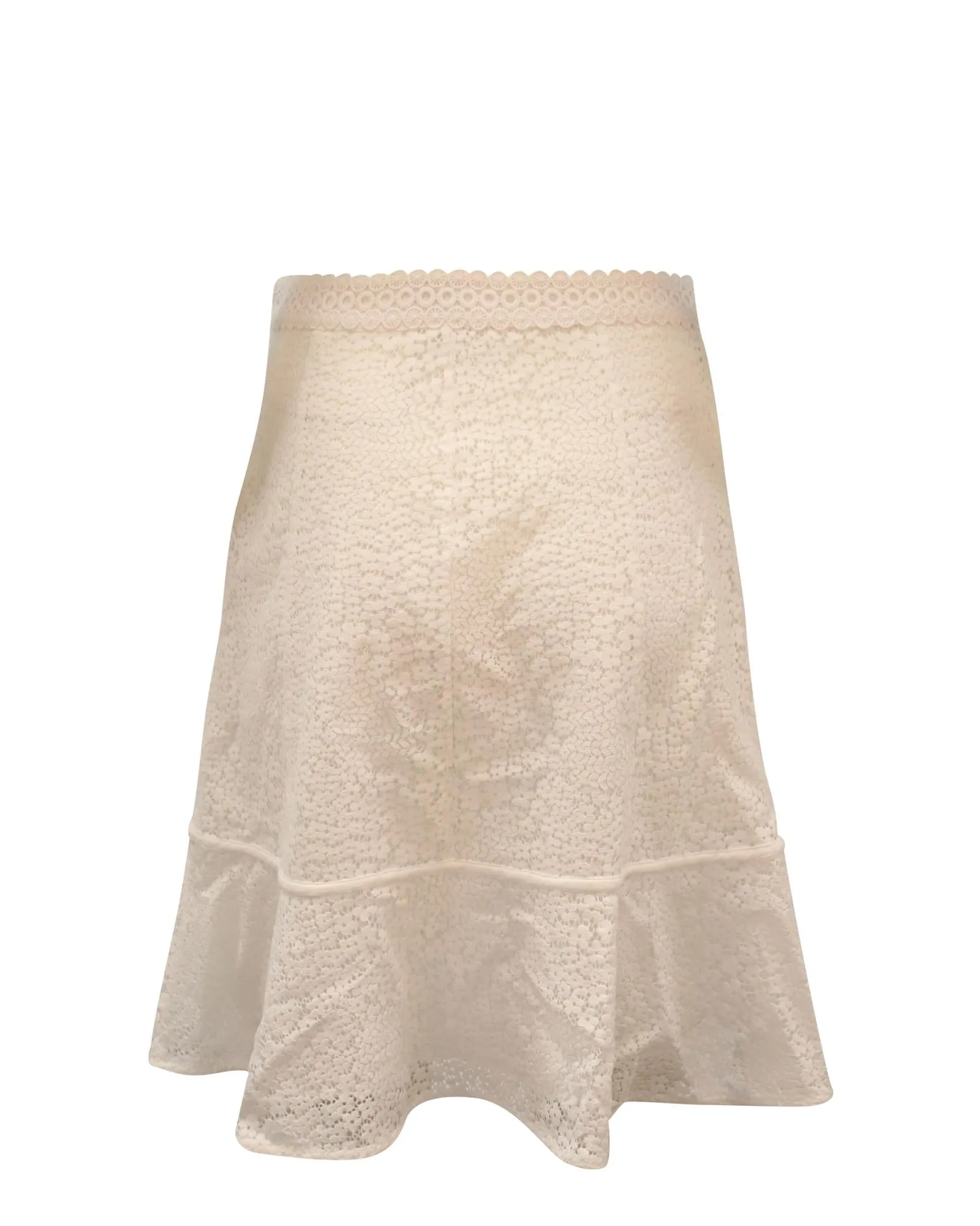Michael Michael Kors Gored Lace skirt in white