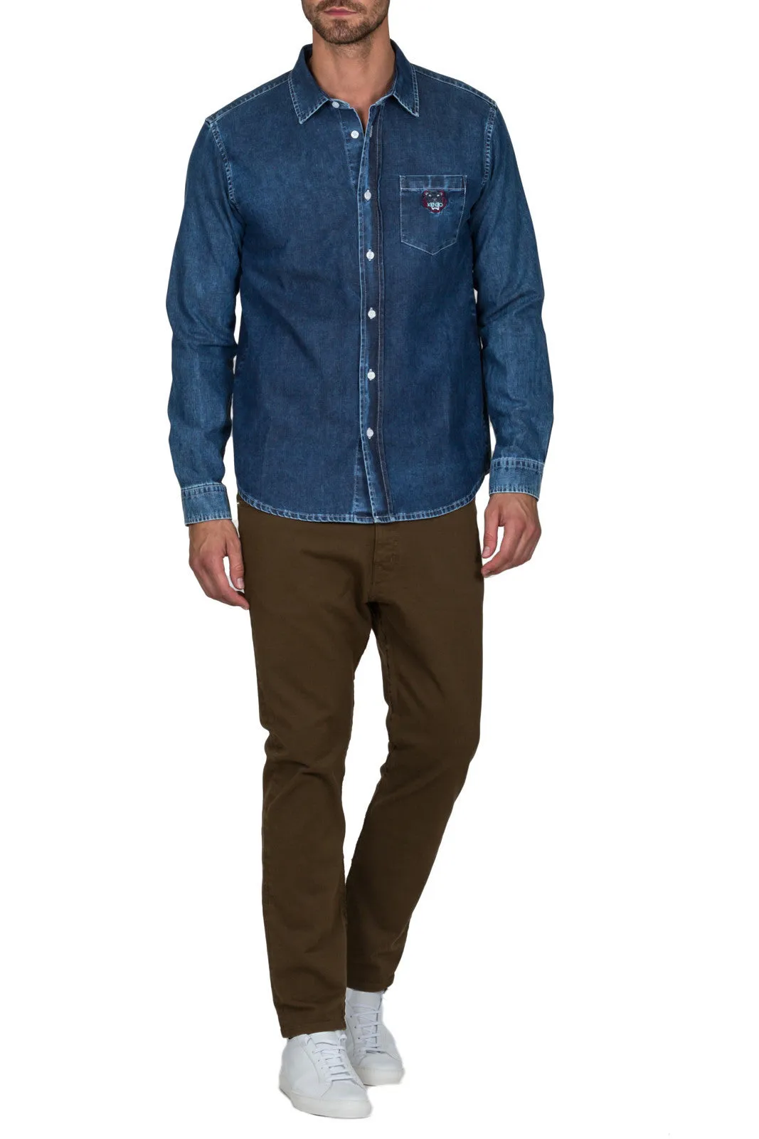 Mini Tiger Denim Shirt