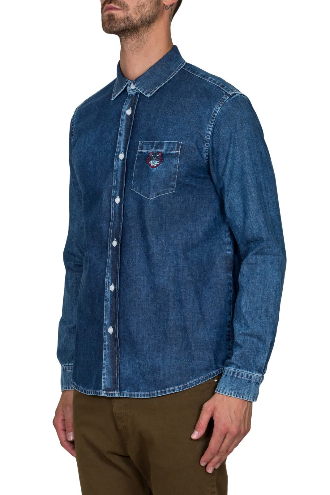 Mini Tiger Denim Shirt