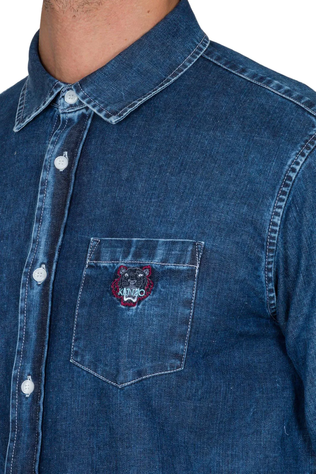 Mini Tiger Denim Shirt